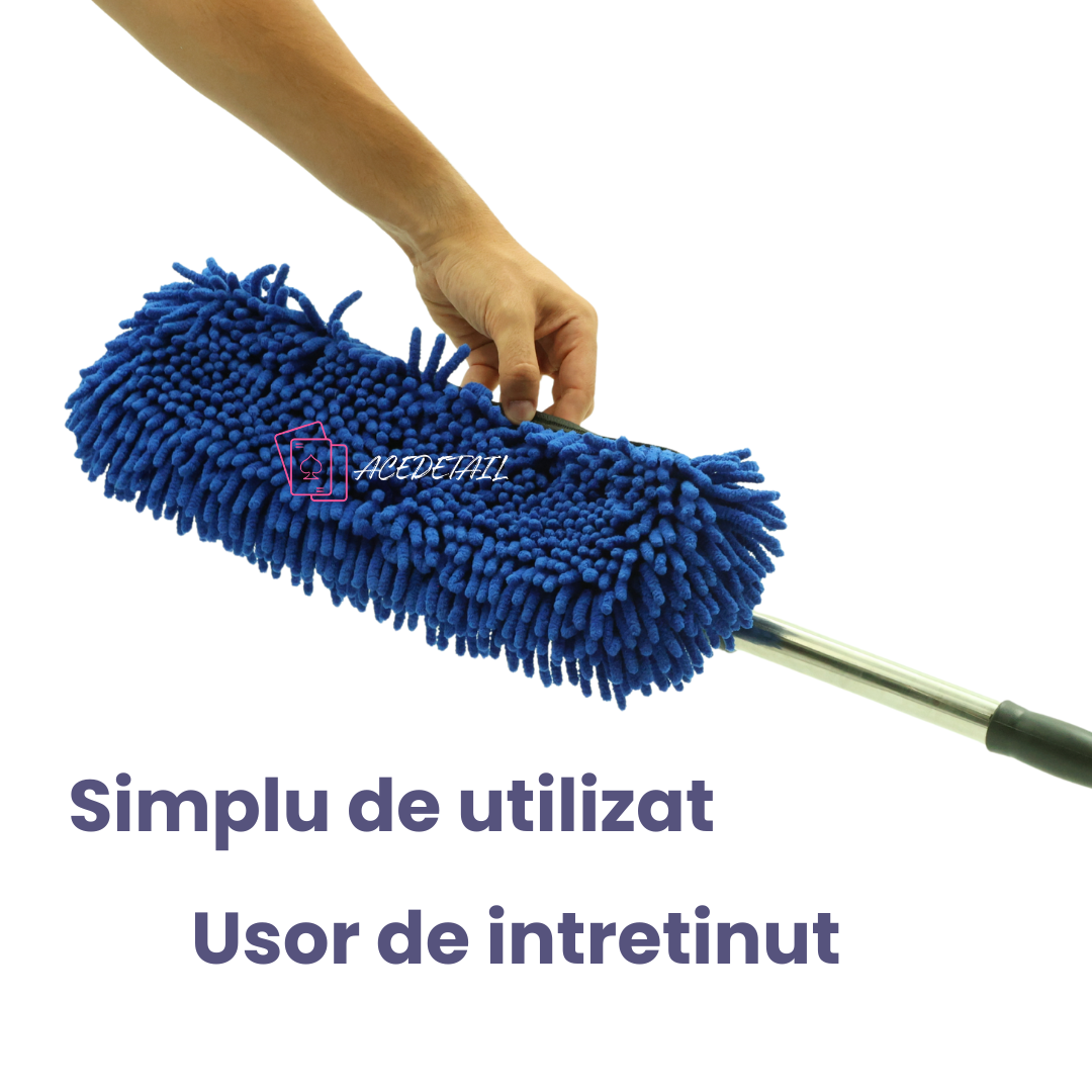 Perie Microfibra Albastra & Telescop Ace